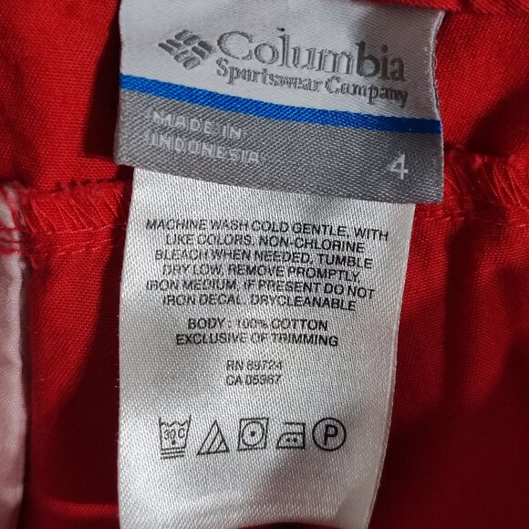 Columbia bermuda short women's size 4 salmon pink colour outdoor / street wear - Picture 6 of 13